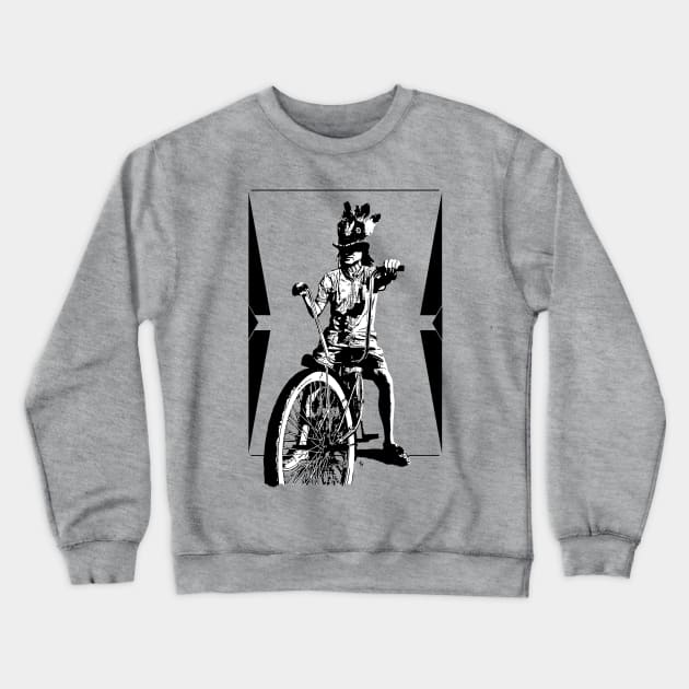 Dark Rider Crewneck Sweatshirt by MartinezArtDesign